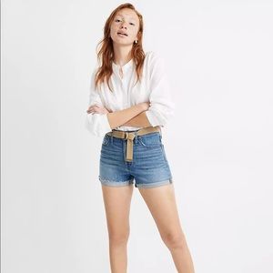 Madewell High Rise Denim Shorts